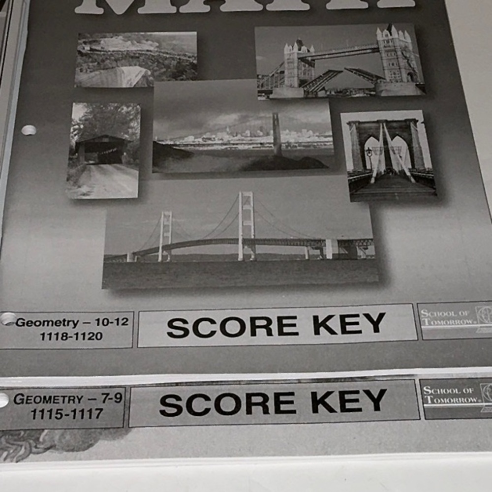 Accelerated Christian Education Geometry Books. - Picture 8 of 9